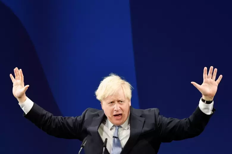 El primer ministro del reino Unido, Boris Johnson.