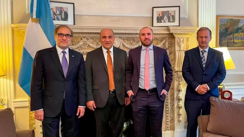 Guzmn y Manzur junto al embajador Jorge Argello y el cnsul argentino en Nueva York, Santiago Villalba.