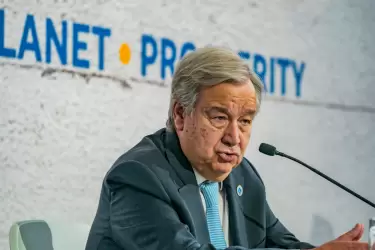 Jefe de la ONU en la COP26: "Basta de matarnos con carbono"
