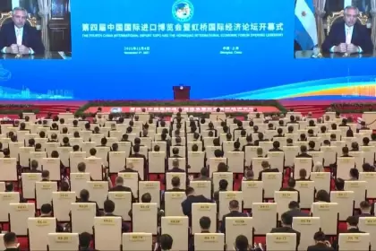 Alberto Fernndez habl en la Expo China: Ser imprescindible abordar el comercio internacional desde una perspectiva ganar-ganar"