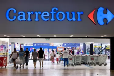 Cadena de supermercados Carrefour.