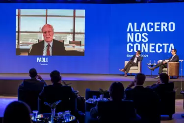 Paolo Rocca hablo en el Alacero Summit 2021