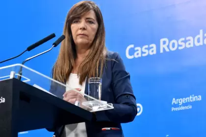 La portavoz presidencial, Gabriela Cerruti.