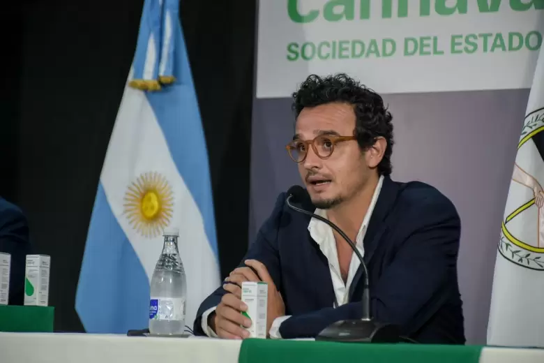 Cannava CBD10 es un aceite medicinal de cannabis hecho 100% en Jujuy, dijo Gastón Morales