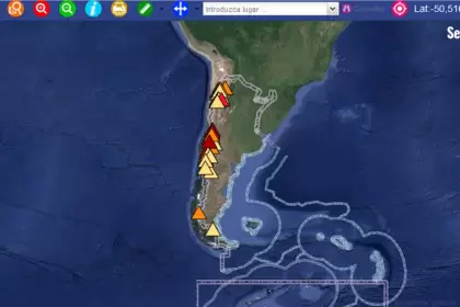 El Observatorio Argentino de Vigilancia Volcnica monitorea los volcanes activos