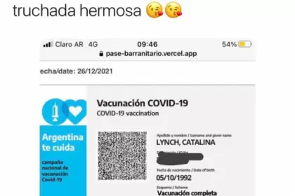 El Gobierno de Buenos Aires detectó pases sanitarios ilegales y realizó la denun