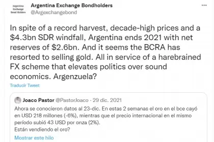 Los bonistas reestructurados no están contentos con Guzmán