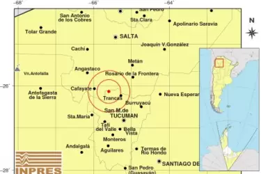 Un fuerte sismo hizo temblar a Tucumán