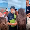 Video. Pinamar: tras no poder incautar churros en la playa por la acción de turistas, Yeza defendió a inspectoras