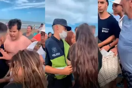 Video. Pinamar: tras no poder incautar churros en la playa por la acción de turistas, Yeza defendió a inspectoras