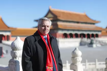 Alberto Fernández en China
