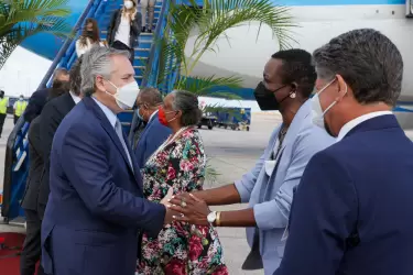 Llegada de Fernández a Barbados
