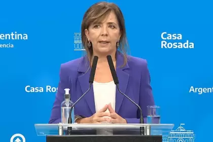 La portavoz de la Presidencia, Gabriela Cerruti.