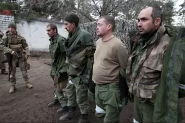 Prisioneros de guerra en el conflicto entre Ucrania y Rusia.