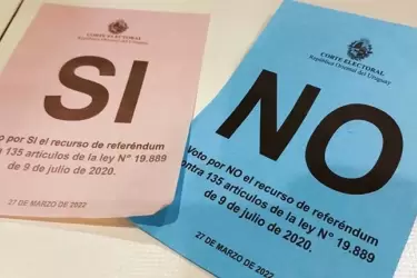 El domingo, los uruguayos votarán por el Sí o por el No para derogar 135 artículos de la Ley de Urgente Consideración (LUC)