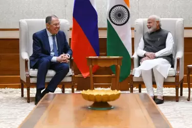 El ministro de Relaciones Exteriores de Rusia, Sergey Lavrov, mantendrá reuniones en Nueva Delhi.