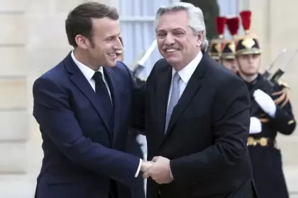 "Las y los franceses se expresaron claramente en favor del proyecto democrtico de Macron", celebr Alberto