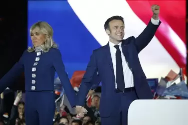 Emmanuel Macron reelegido.