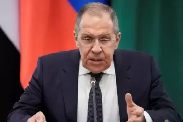 El ministro de Relaciones Exteriores de Rusia, Sergei Lavrov, durante una reunión en Moscú a principios de este mes.