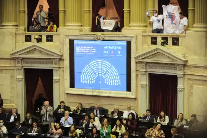 Votación en la Cámara de Diputado sobre la ley integral de VIH, tuberculosis y hepatitis.