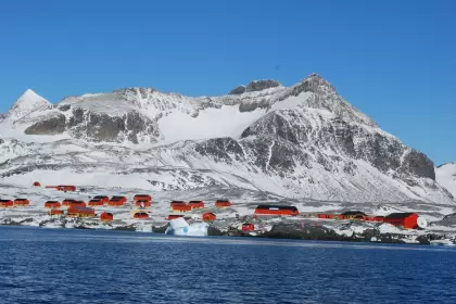 Base Esperanza en la Antártida.