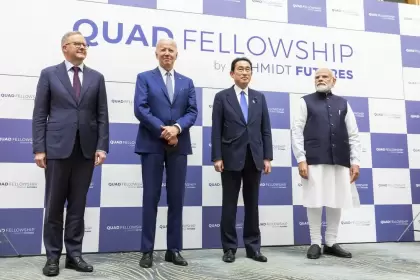 El primer ministro indio Narendra Modi el 24 de mayo en Tokio, Japón.
