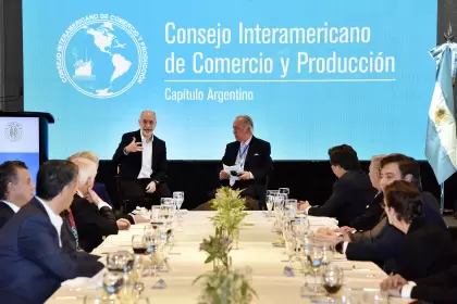 Rodríguez Larreta en un almuerzo del Consejo Interamericano de Comercio y Producción (CICyP).