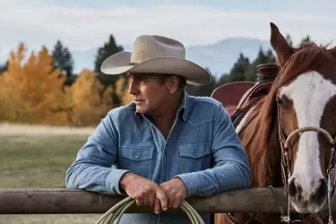 Kevin Costner, en "Yellowstone": una de las series más vistas en Estados Unidos