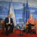 G7: Alberto Fernández mantuvo un encuentro con Ursula von der Leyen