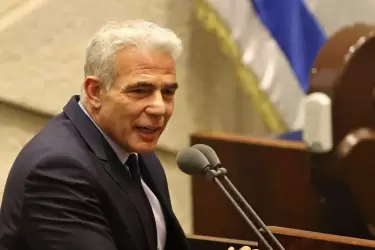 Yair Lapid, hasta ayer el ministro de Relaciones Exteriores de Israel.