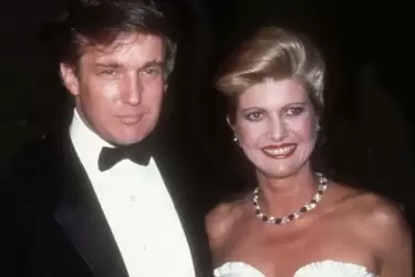 Donald Trump y la modelo Ivana Zelnicek se casaron el 7 de abril de 1977