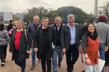 Diputados nacionales de la UCR recorrieron hoy la Exposición Rural 2022