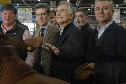 El expresidente Mauricio Macri, Elisa Carrió y otros dirigentes de Juntos por el Cambio (JxC) estuvieron en La Rural