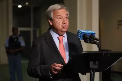El Secretario General de las Naciones Unidas, António Guterres.
