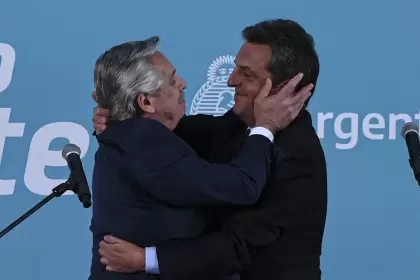 El Presidente elogió la "capacidad y coraje" de Massa