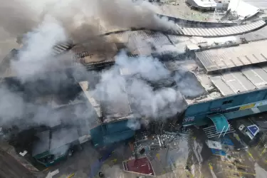 Punta del Este: incendio en Punta Shopping