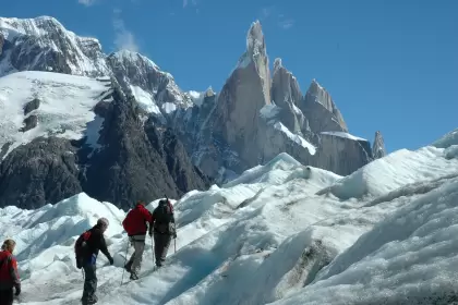 El cerro Fitz Roy o Chaltn con 3.405 msnm, es un hito de la Patagonia y un imn para escaladores de todo el mundo