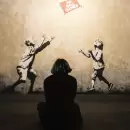 Llega la mega muestra de Banksy en La Rural: esténciles, videos, realidad virtual y 70 obras originales