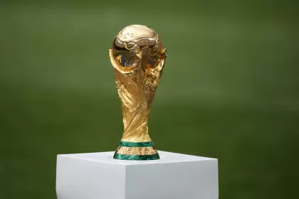 La Copa del Mundo es de oro macizo y pesa 6142 kg.