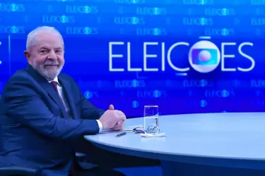Lula reapareció ayer en el prime time de O Globo