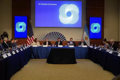 El ministro de Economía, Sergio Massa, se reunió en la ciudad de Washington con representantes de más de 30 empresas estadounidenses.