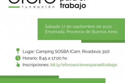 El evento será el sábado 17 de septiembre de 9 a 17 horas en las instalaciones de SOSBA (Camino Rivadavia 310. Ensenada, Provincia de Buenos Aires)