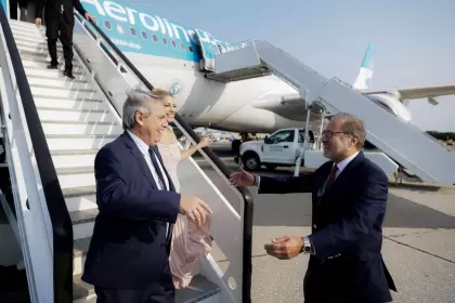 El presidente Alberto Fernández llegó hoy Estados Unidos.