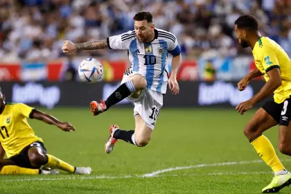 Messi gritó 90 veces con la de Argentina