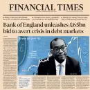 El Banco de Inglaterra salió a jugar fuerte para sostener a los bonos: creen que generará más inflación