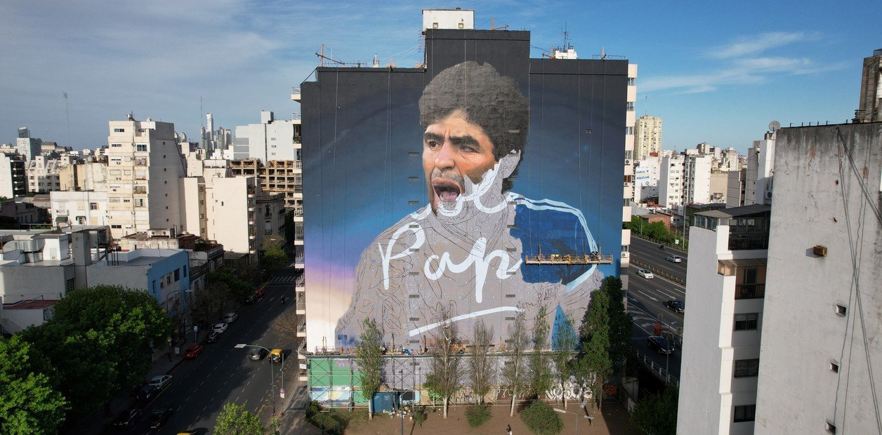 ¿Cuándo se inaugura el mural más grande del mundo en homenaje a Maradona?