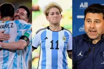 Messi, Alvarez, Rodríguez y Pochettino