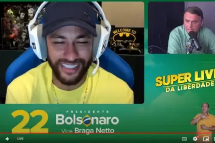 Bolsonaro, que ha dominado desde 2018 las redes sociales, tuvo más de 1 millón de espectadores durante la charla con Neymar
