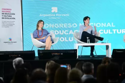 Martín Lousteau y Soledad Acuña inauguraron el Congreso Educativo de la Fundación Argentina Porvenir