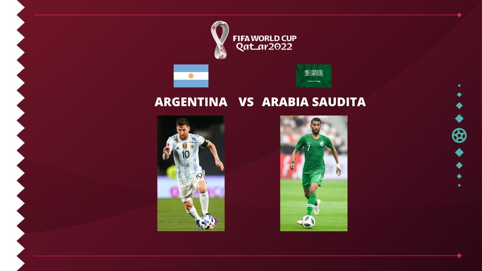¿Cuándo termina el partido de Argentina vs Arabia Saudita